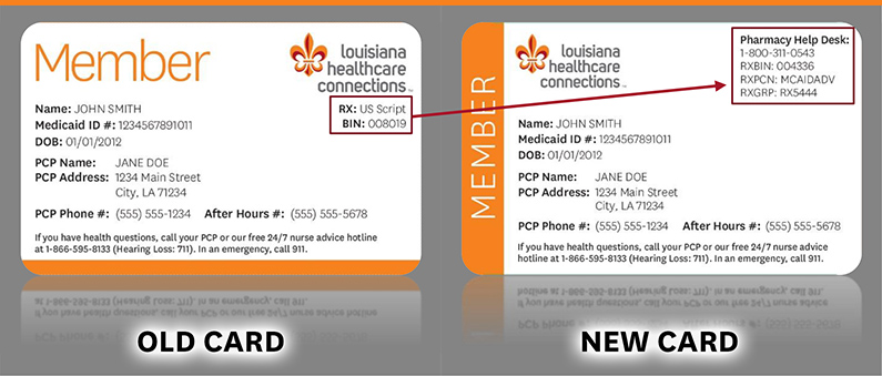 Louisiana Medicaid Card Image – 0