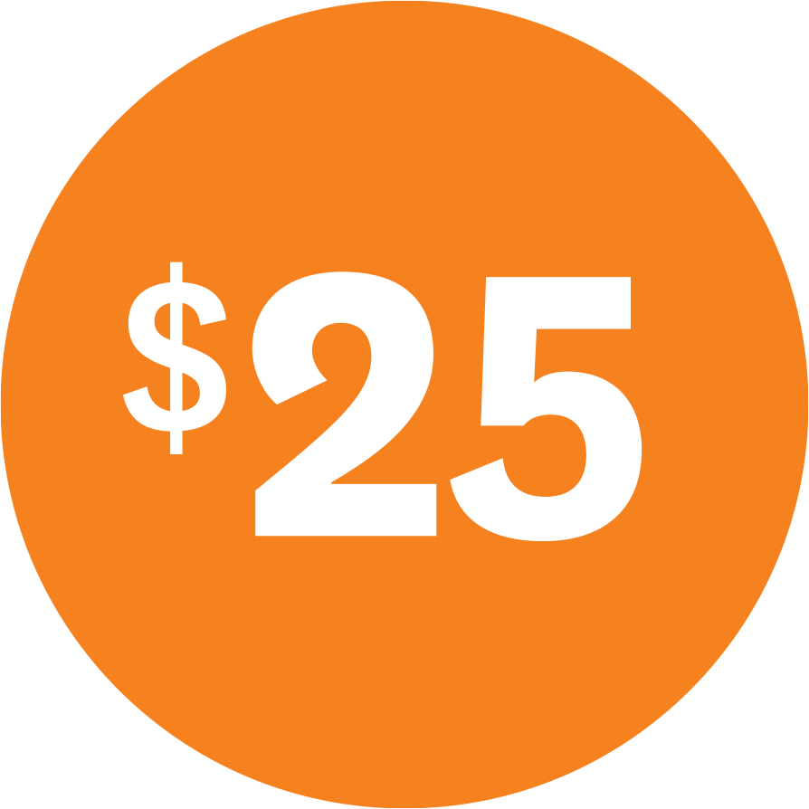 $25